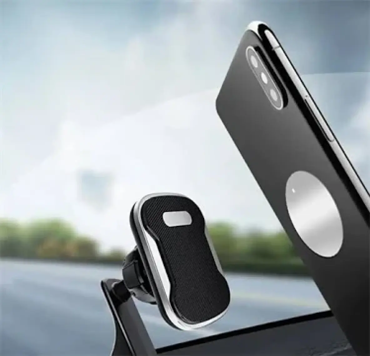 Livx Paste Type Privity Serisi Mıknatıslı Araç Içi Telefon Tutucu Vantuzlu Magnet 360 Derece Telefon Tutucu Ugl