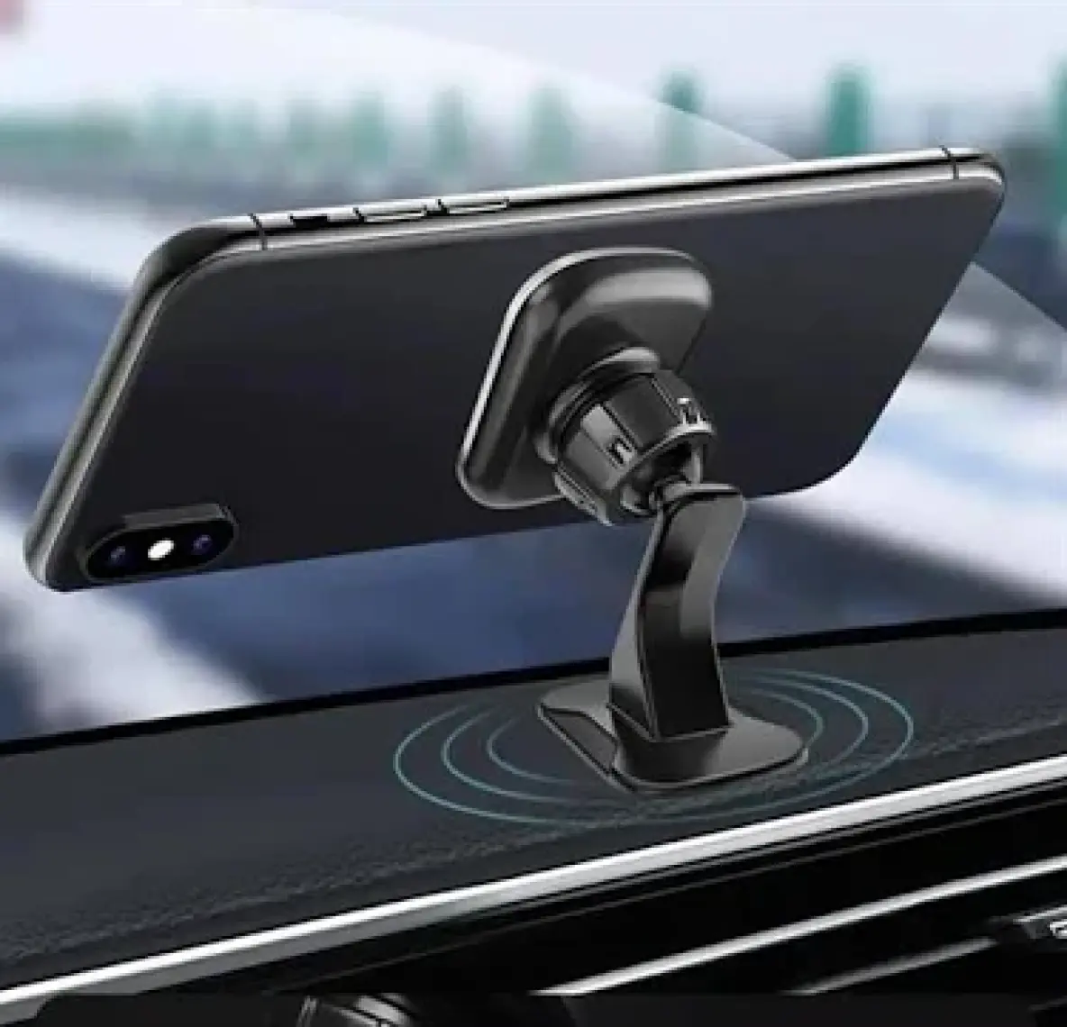 Livx Paste Type Privity Serisi Mıknatıslı Araç Içi Telefon Tutucu Vantuzlu Magnet 360 Derece Telefon Tutucu Ugl
