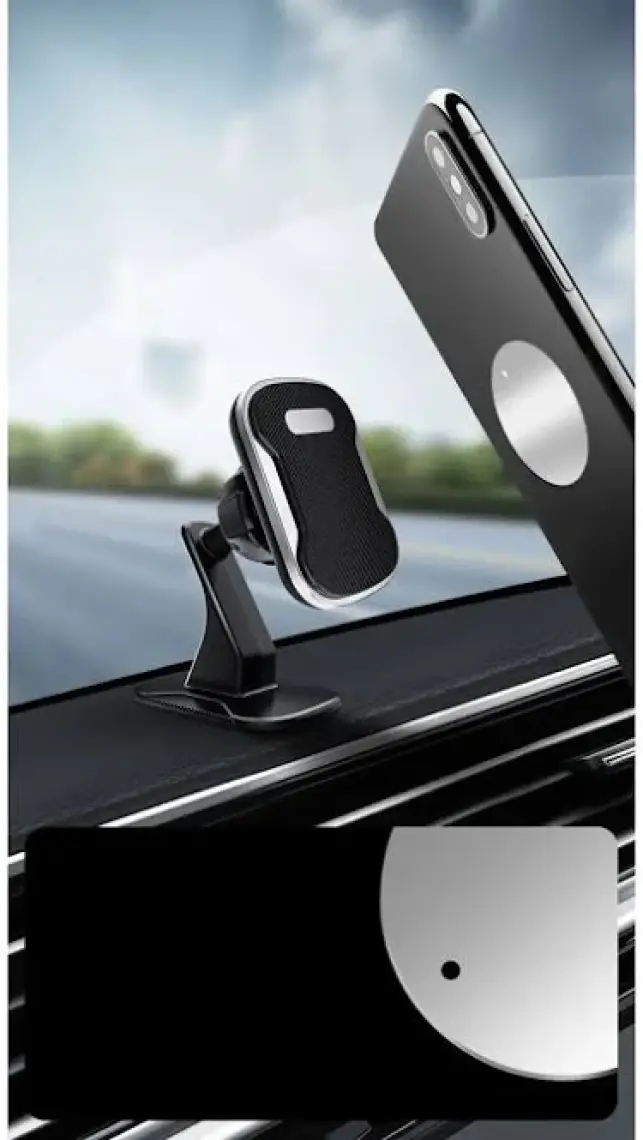 Livx Paste Type Privity Serisi Mıknatıslı Araç Içi Telefon Tutucu Vantuzlu Magnet 360 Derece Telefon Tutucu Ugl