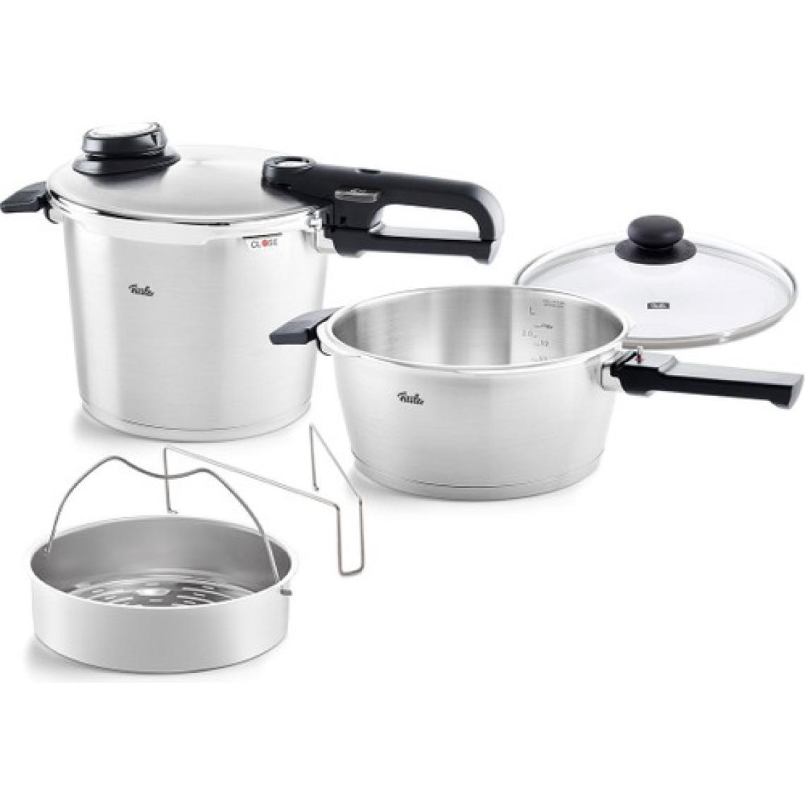 Fissler Vitavit Premium Mat 6 lt + 3.5 lt Düdüklü Tencere Set