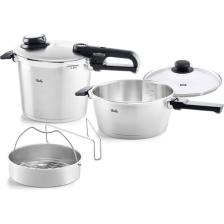 Fissler Vitavit Premium Mat 6 lt + 3.5 lt Düdüklü Tencere Set
