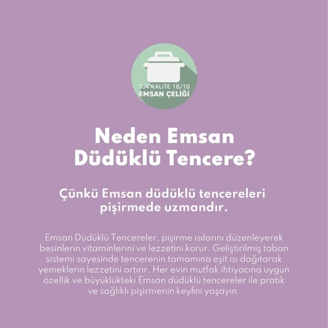 Emsan Burcu 8 Lt Paslanmaz Çelik Düdüklü Tencere