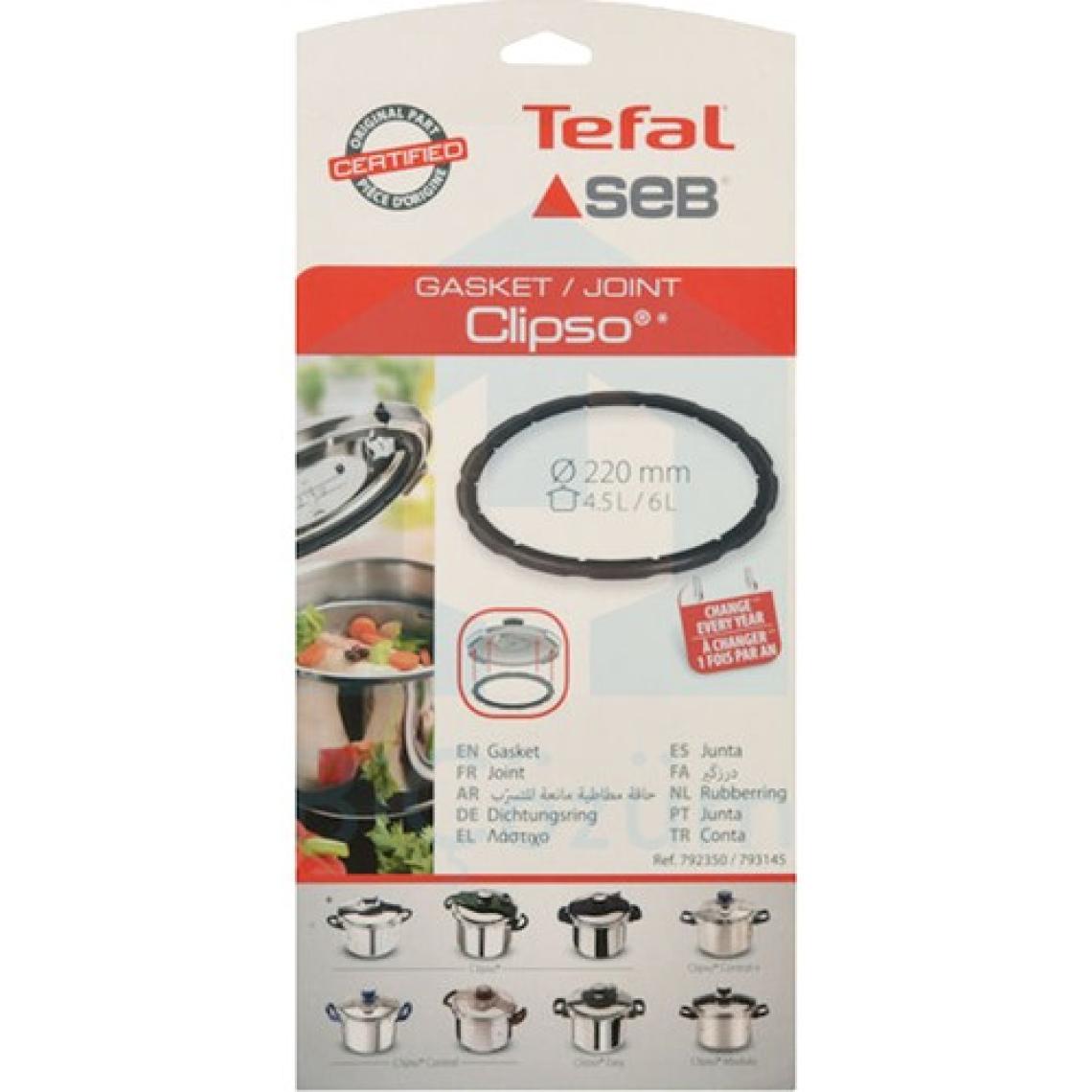 Tefal Clipso (Eski Model) Lastik 4,5 - 6 Lt 792350/793145