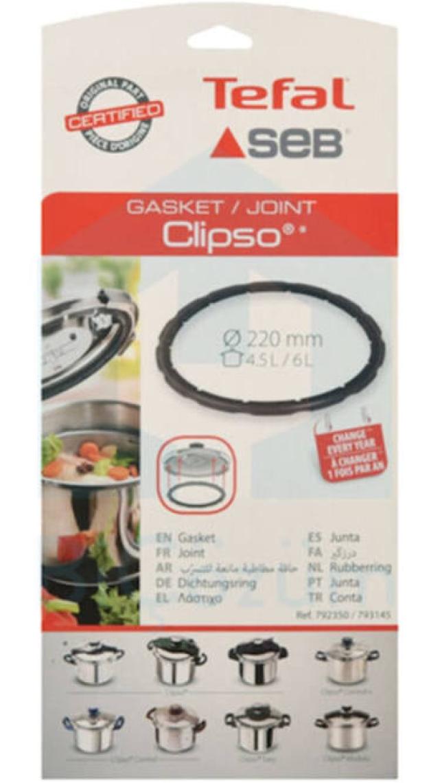 Tefal Clipso (Eski Model) Lastik 4,5 - 6 Lt 792350/793145