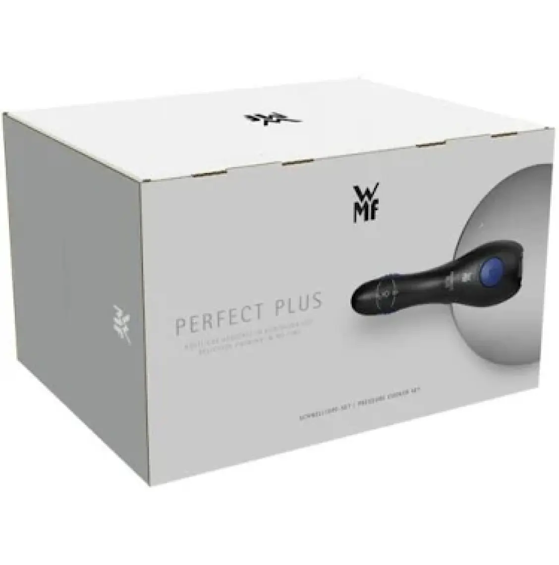 WMF Perfect Plus Paslanmaz Çelik Düdüklü Tencere Seti 6,5+3 Lt – Gri, İndüksiyon ve Tüm Ocak Tiplerine Uygun