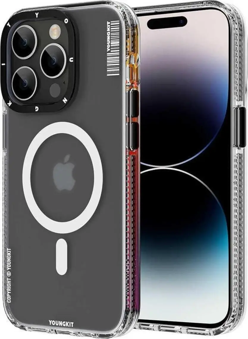 YoungKit Apple iPhone 14 Pro Kılıf Magsafe Şarj Özellikli Youngkit Jane Sand Serisi Kapak