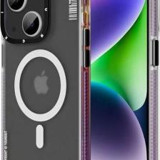 YoungKit Apple iPhone 14 Plus Kılıf Magsafe Şarj Özellikli Youngkit Jane Sand Serisi Kapak