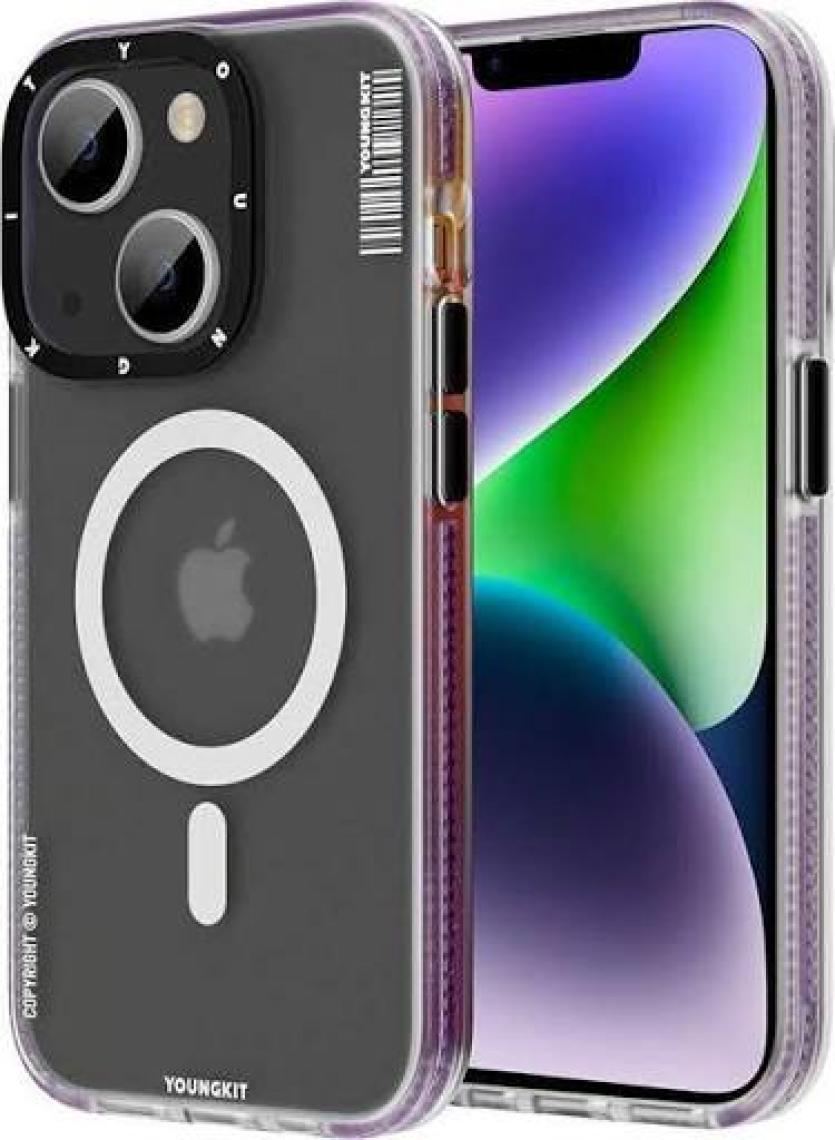 YoungKit Apple iPhone 14 Plus Kılıf Magsafe Şarj Özellikli Youngkit Jane Sand Serisi Kapak
