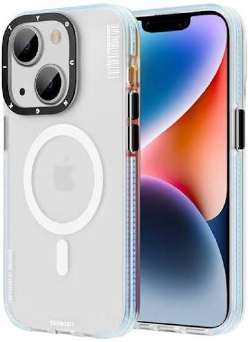 YoungKit Apple iPhone 14 Plus Kılıf Magsafe Şarj Özellikli Youngkit Jane Sand Serisi Kapak
