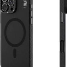 YoungKit Apple iPhone 16 Pro Max Uyumlu Kılıf Magsafe Şarj Özellikli Hidden Sand Serisi Kapak Siyah