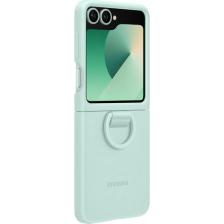 Samsung Galaxy Flip6 Yüzüklü Slikon Kılıf -  Mint