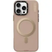 YoungKit iPhone 16 Pro Max Kılıf Magsafe Şarj Özellikli Hidden Sand Serisi Kapak Gold