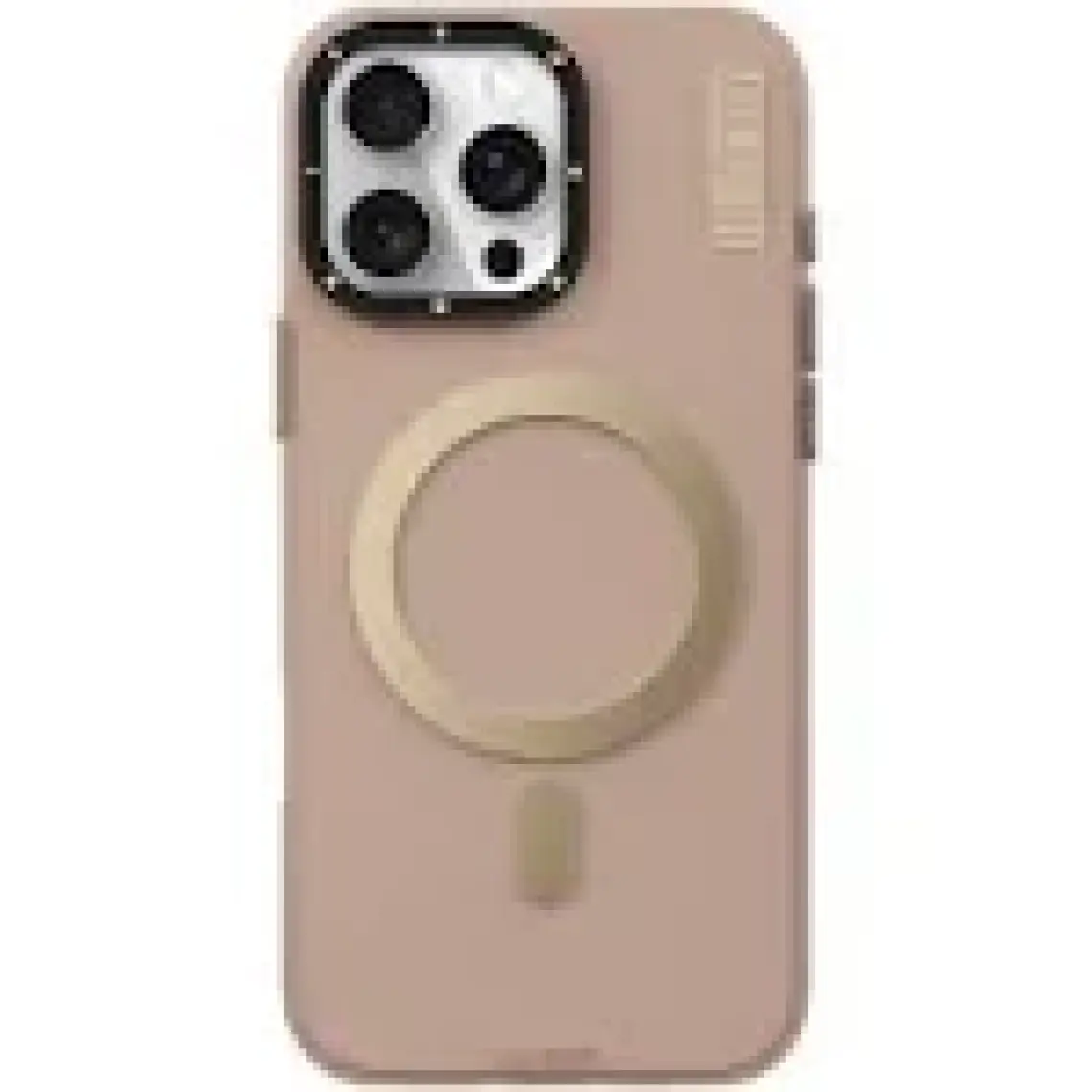 YoungKit iPhone 16 Pro Max Kılıf Magsafe Şarj Özellikli Hidden Sand Serisi Kapak Gold