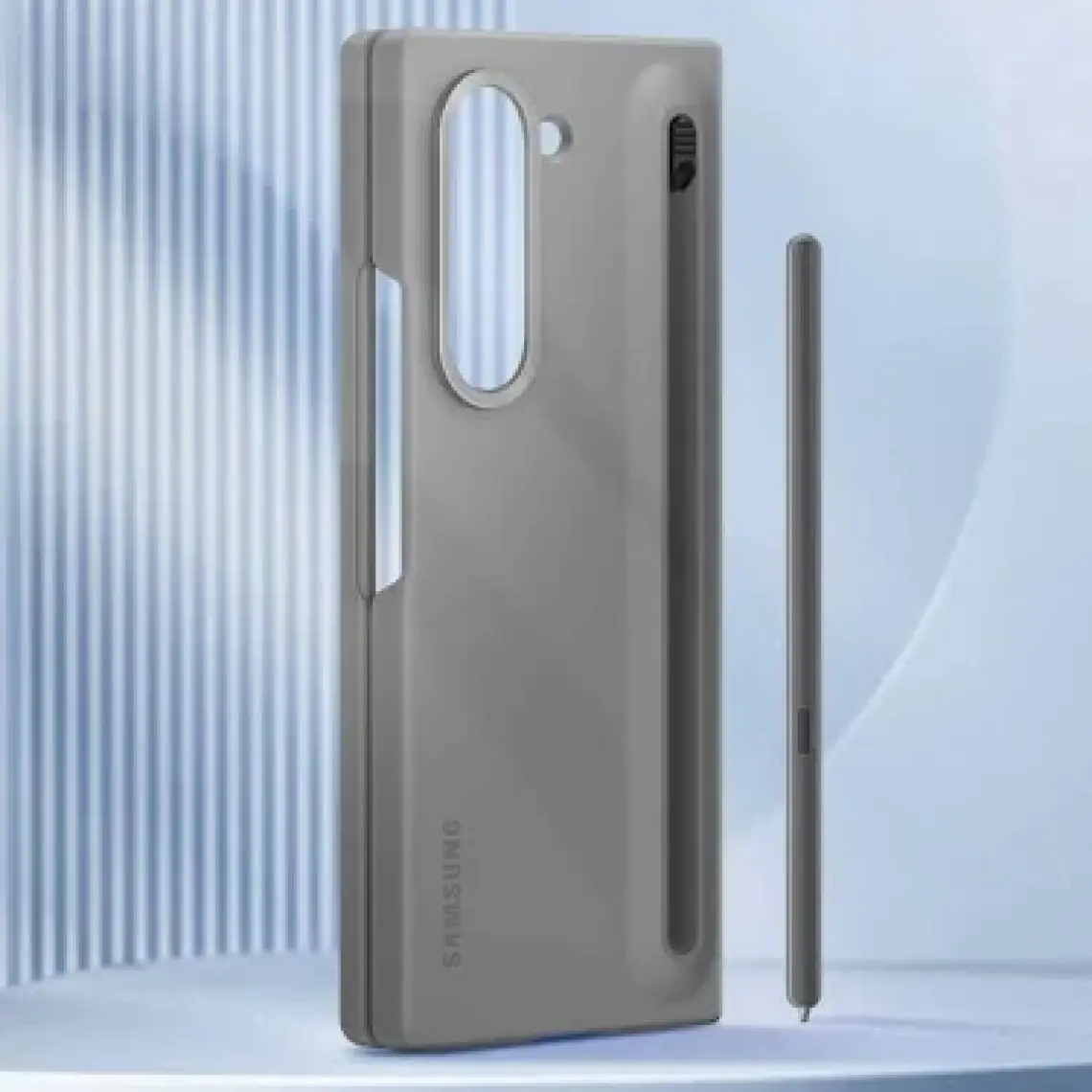 Samsung Galaxy Fold6 Spen'li Kılıf - Gri