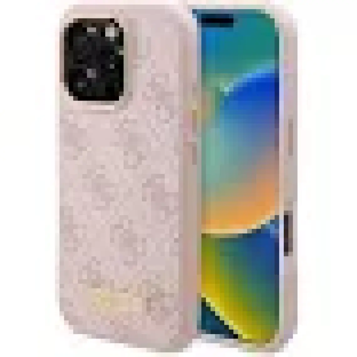 Guess Apple iPhone 16 Pro Max Kılıf Guess Orjinal Lisanslı Magsafe Özellik 4g Desen Pu Metal Klasik Logolu Siyah