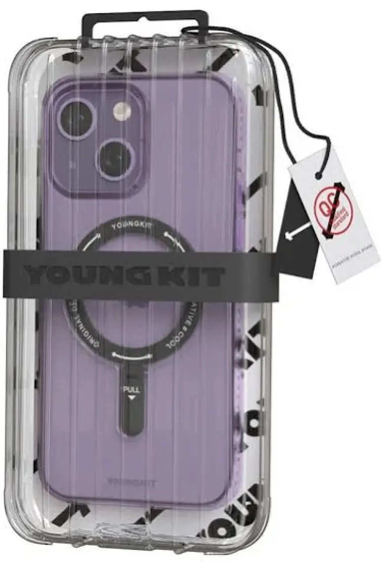 YoungKit Apple iPhone 14 Plus Kılıf Magsafe Şarj Özellikli Youngkit Rock Serisi Kapak