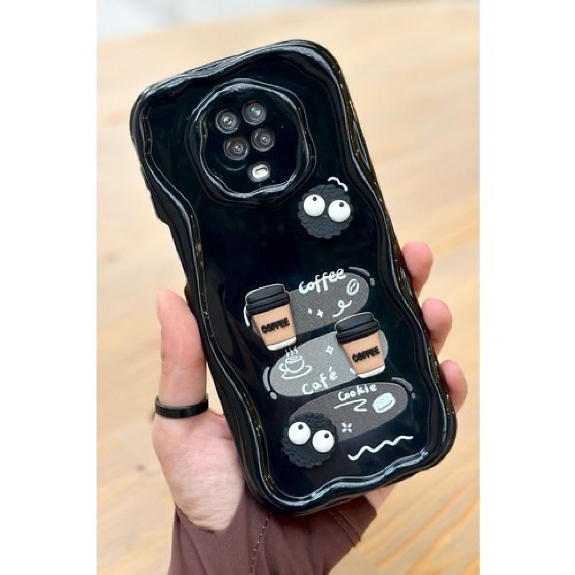 Vip Case Redmi Note 9 Pro / 9s  Kahve Kurabiye Desenli 3 Boyutlu Şirin Parlak Tasarım Cookie Kılıf