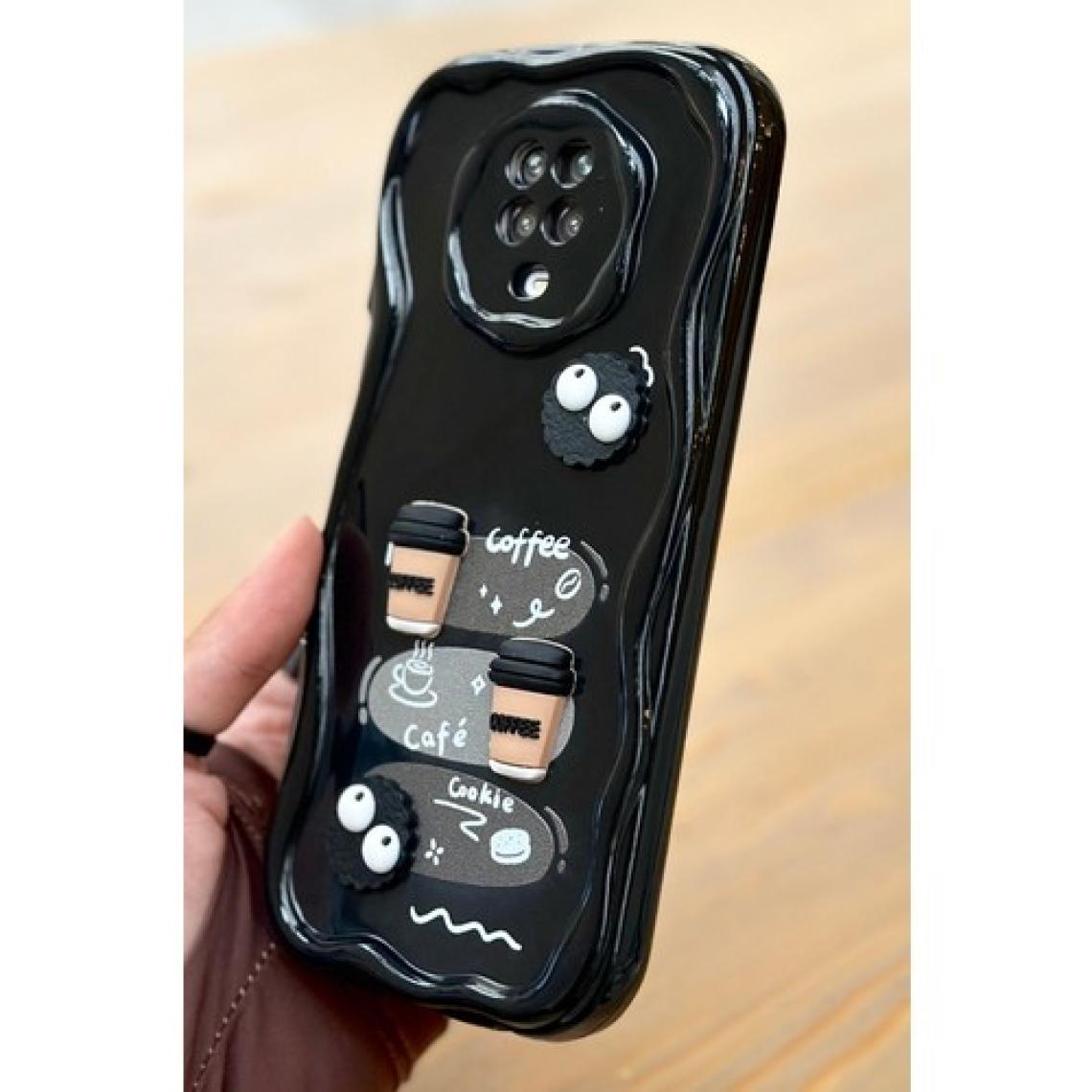 Vip Case Redmi Note 9 Pro / 9s  Kahve Kurabiye Desenli 3 Boyutlu Şirin Parlak Tasarım Cookie Kılıf