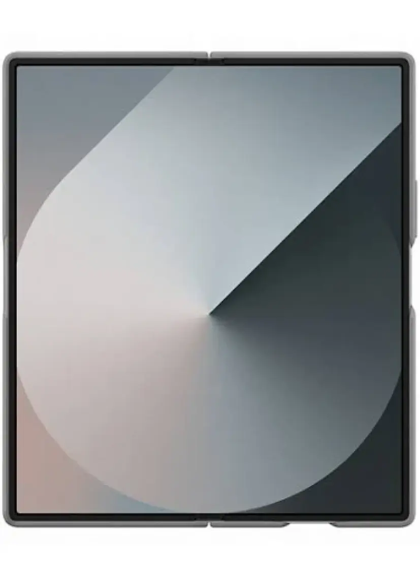 Samsung Galaxy Fold6 Standlı Silikon Kılıf - Gri