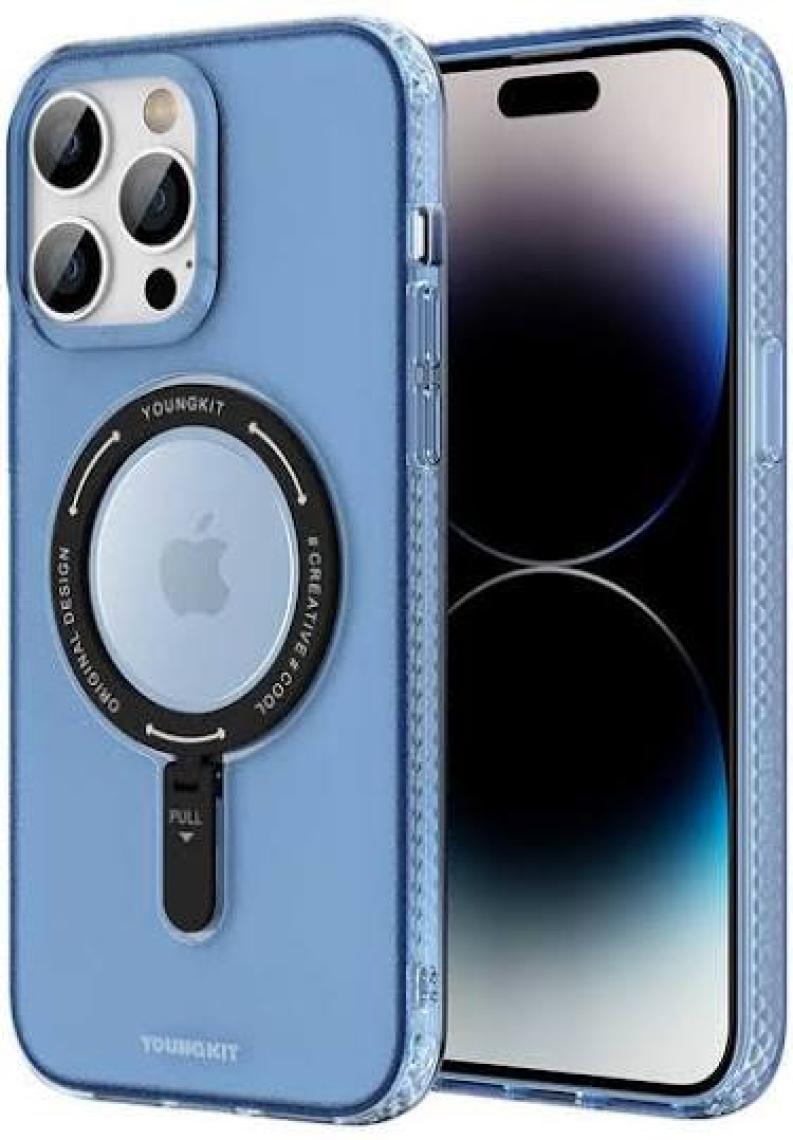 YoungKit Apple iPhone 14 Pro Kılıf Magsafe Şarj Özellikli Youngkit Rock Serisi Kapak
