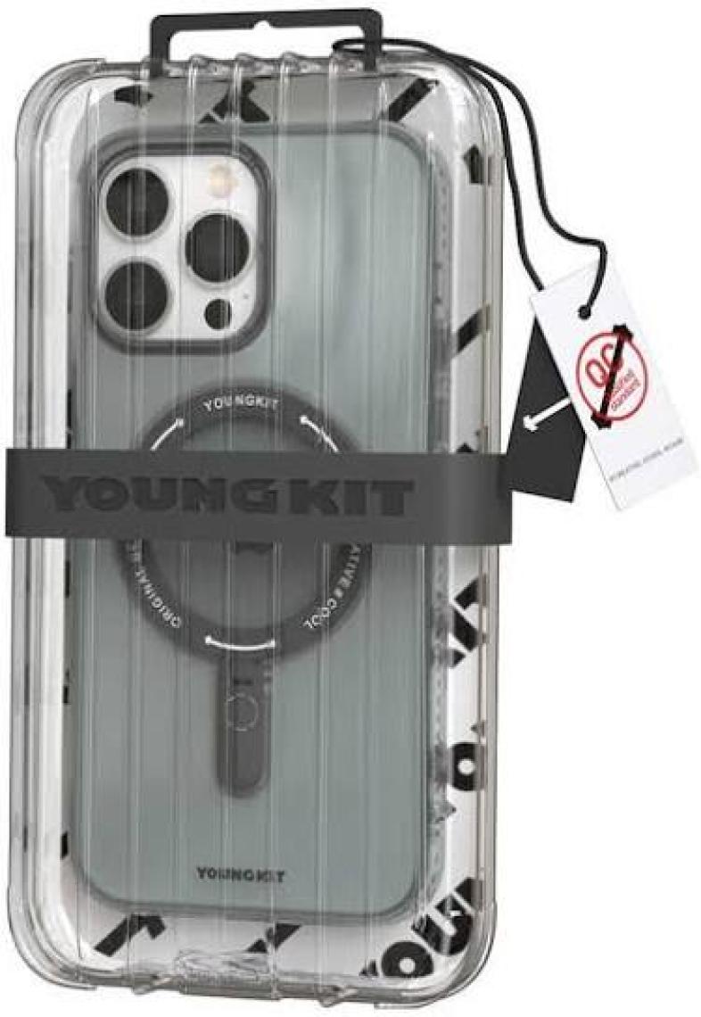 YoungKit Apple iPhone 14 Pro Kılıf Magsafe Şarj Özellikli Youngkit Rock Serisi Kapak