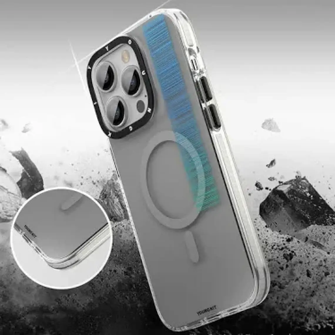 YoungKit Apple iPhone 14 Pro Max Kılıf Magsafe Şarj Özellikli Youngkit Pure Serisi Kapak