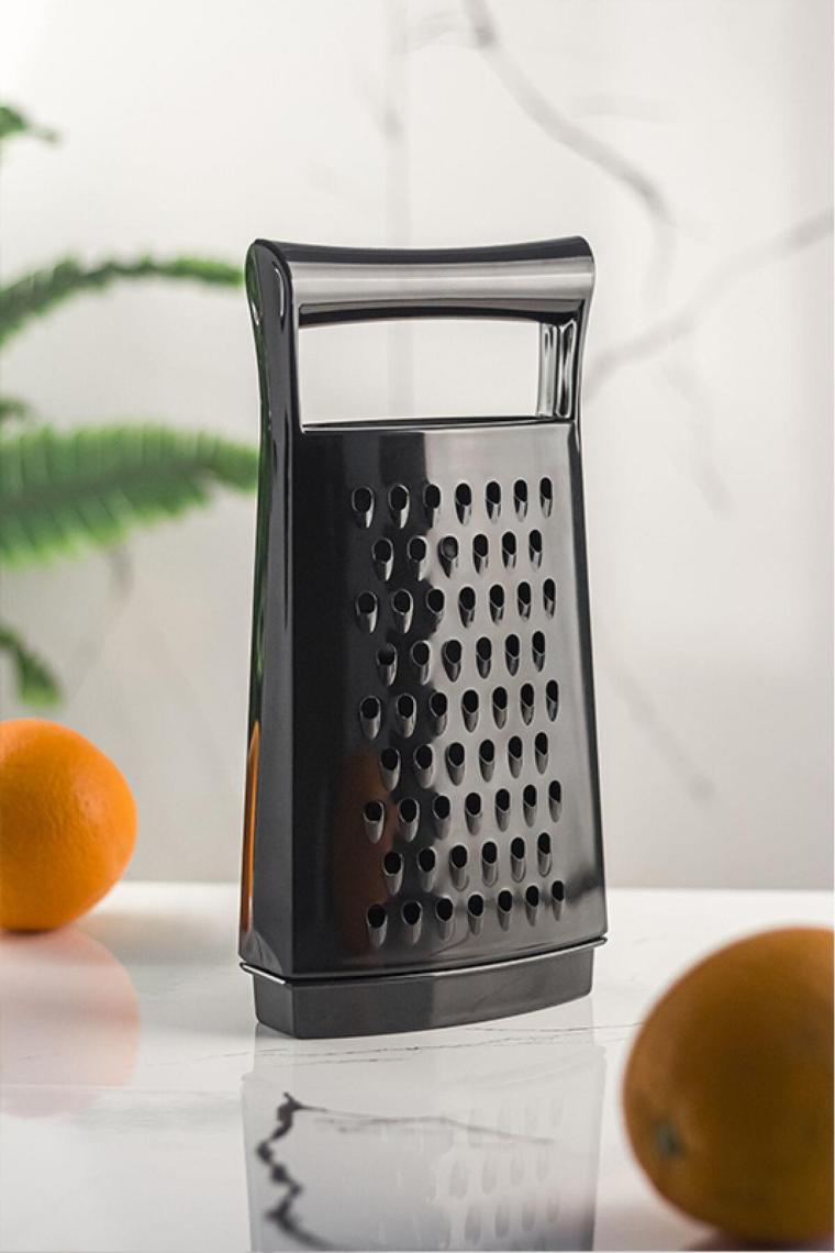 EW's Kitchenware Akrilik Siyah El Kesmeyen Hazneli Rende