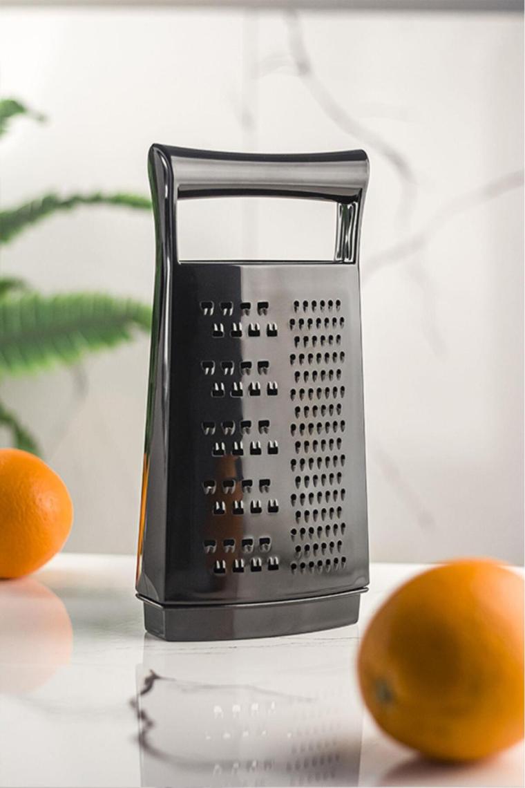 EW's Kitchenware Akrilik Siyah El Kesmeyen Hazneli Rende