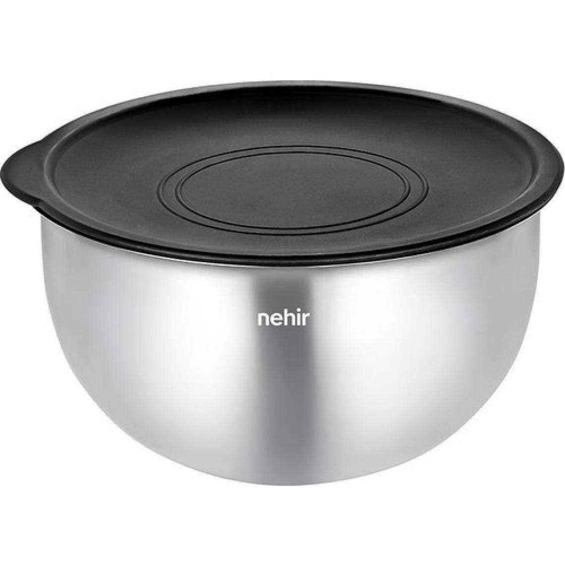 Nehir Silver Çelik 9 Parça Rendeli Karıştırma Kabı Takımı