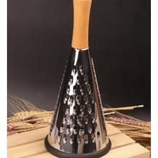 AtbyhomeAhşap Saplı Paslanmaz Çelik Rende 27 cm
