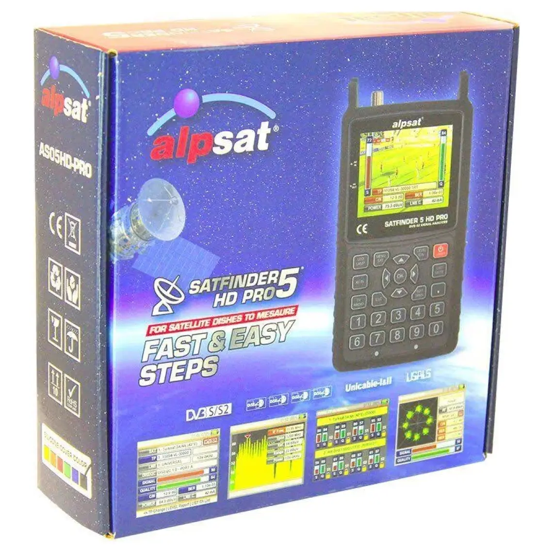 Alpsat Satfinder 5 Hd Pro Uydu Bulucu