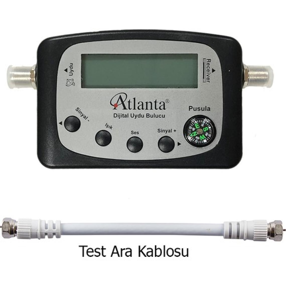 Atlanta ASF-2030 Dijital Uydu Yön Bulucu + Test Ara Kablosu