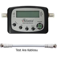 Atlanta ASF-2030 Dijital Uydu Yön Bulucu + Test Ara Kablosu