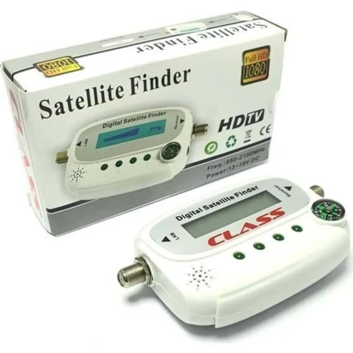 Class ACR-120 Satfinder LCD Ekran Pusulalı Dijital Uydu Bulucu