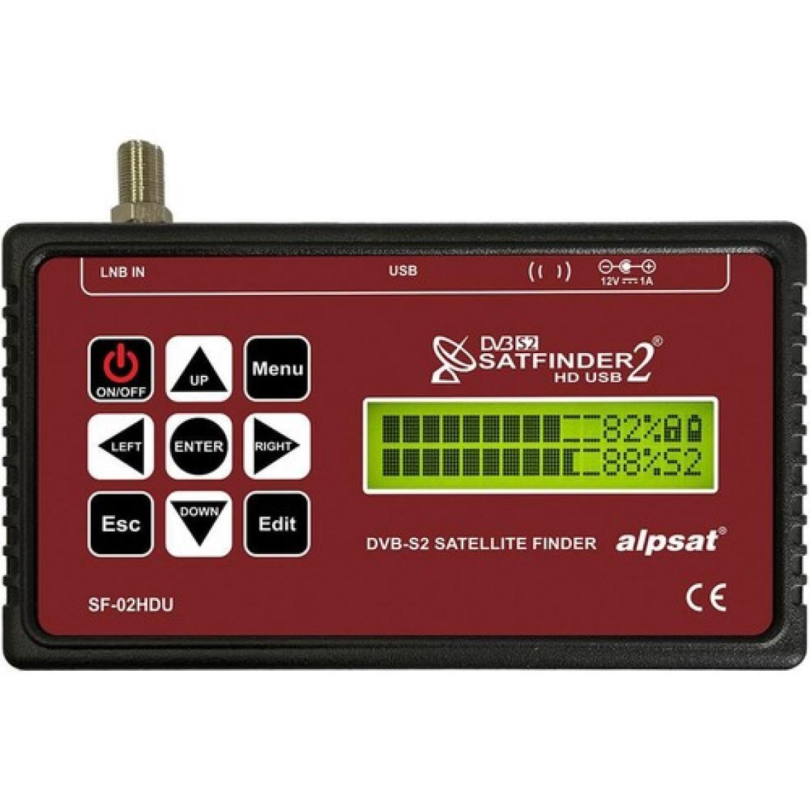 Alpsat Satfinder 2 Hd Plus USB Model Hd Uydu Sinyal Yön Bulucu