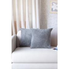 Hamur Iskandinav Bohem 2 Li Teddy Puffy Kırlent Kılıfı Gri