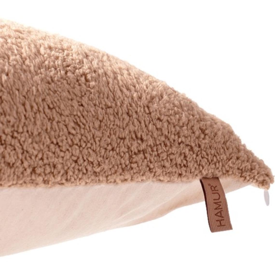 Hamur Iskandinav Bohem 2 Li Teddy Puffy Kırlent Kılıfı Bej