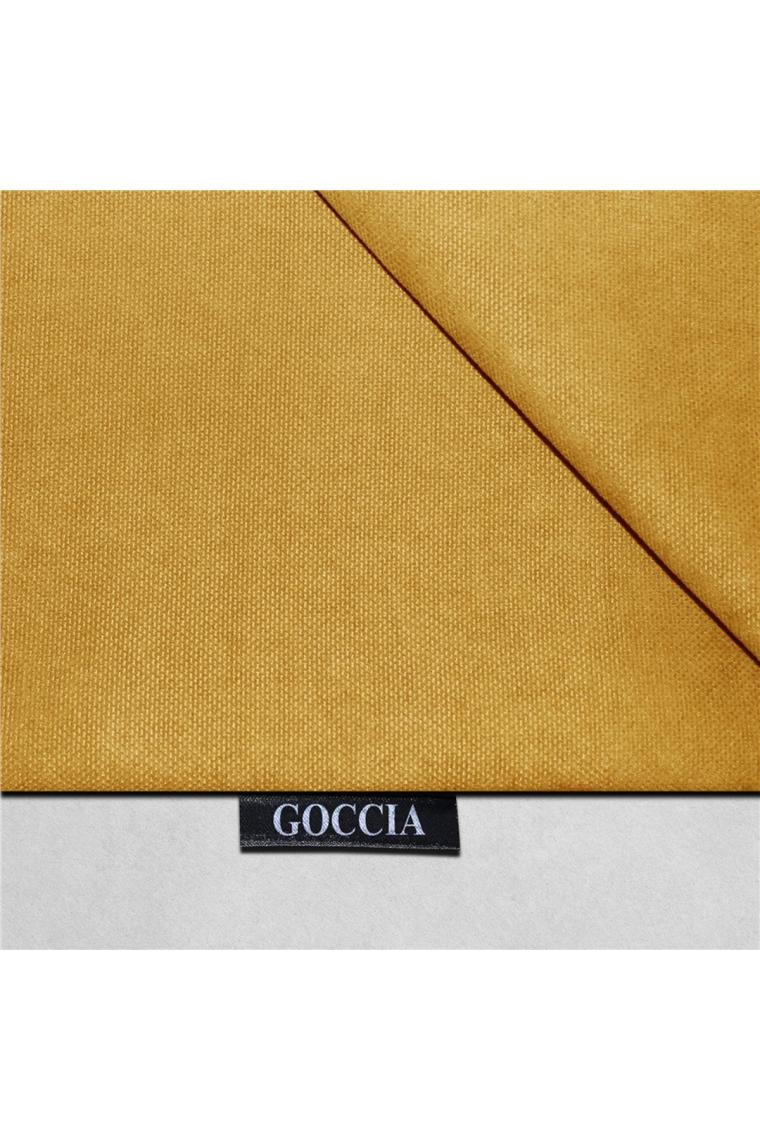 Goccıa Kadife Dokulu Kırlent Kılıfı 2'li Sarı