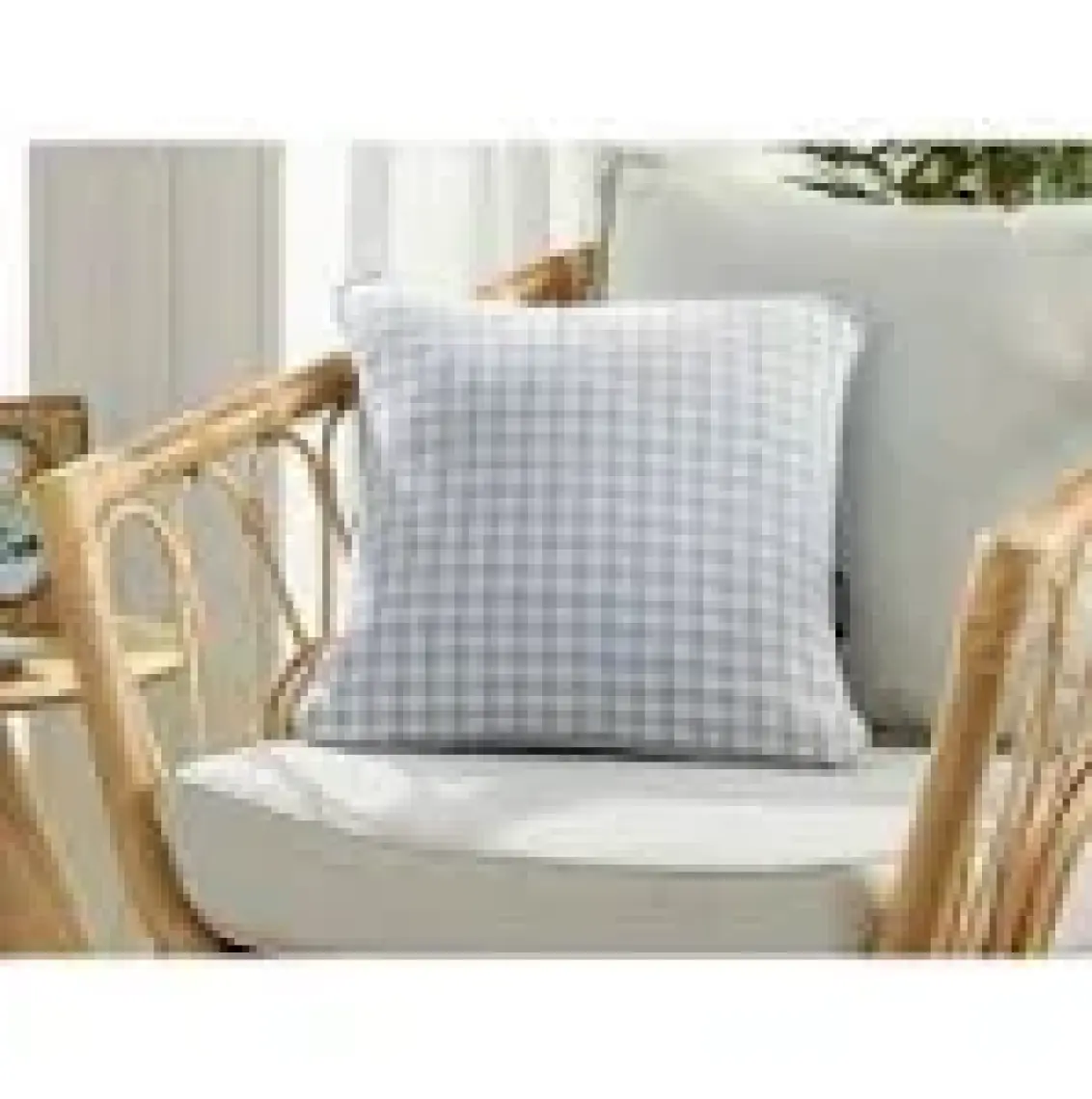 English Home Odesa Dokuma Kırlent Kılıfı 42 x 42 cm Indigo