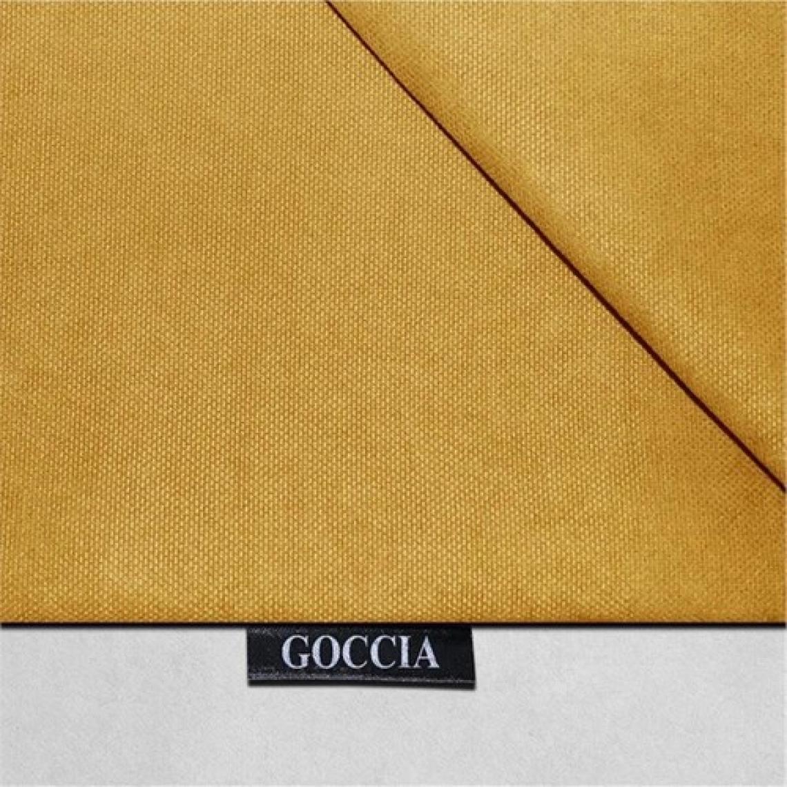 Goccia 4'lü Kadife Dokulu Kırlent Kılıfı Sarı