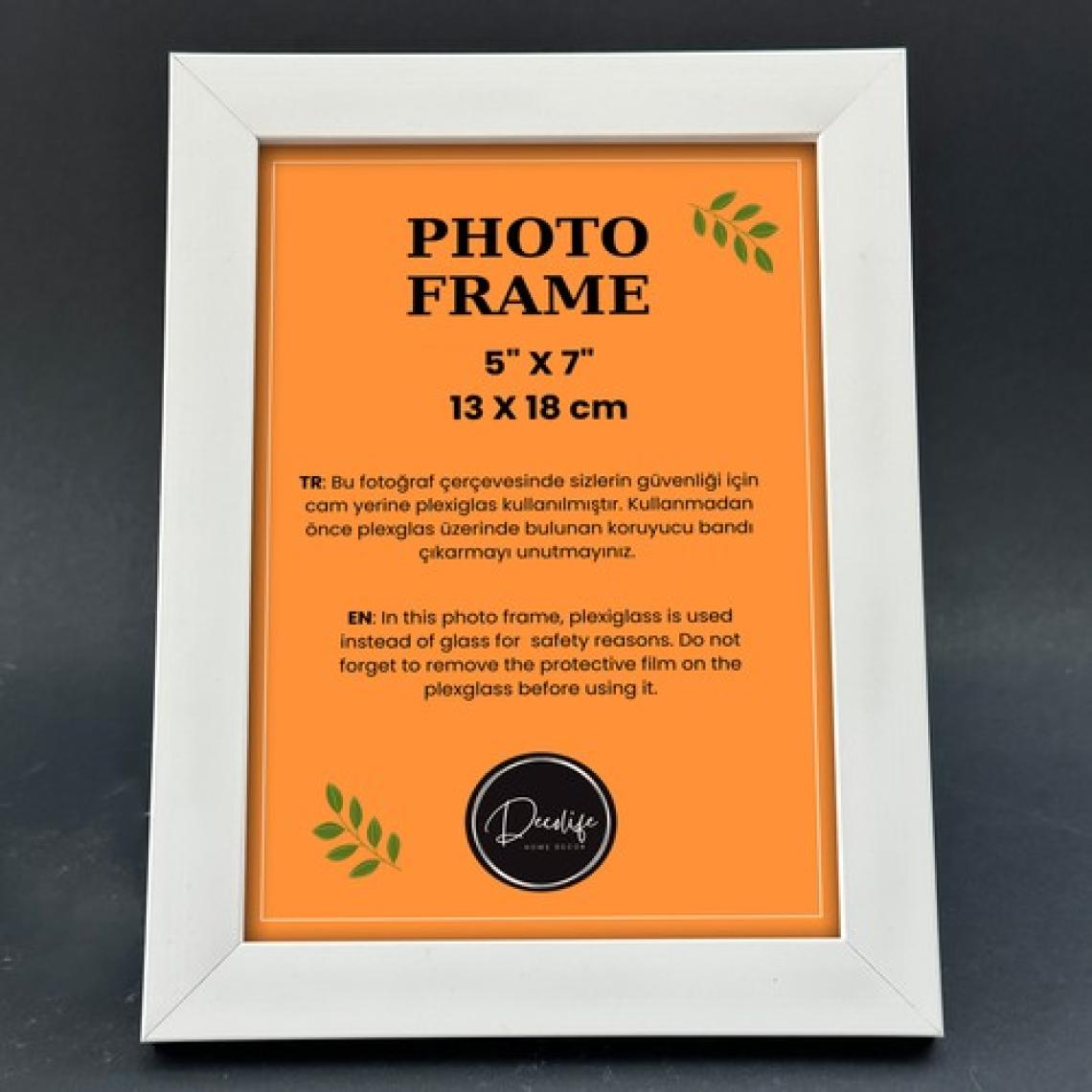 Decolıfe Çerçeve, Fotoğraf Çerçevesi, Anı Çerçevesi, Resim Çerçevesi, Çoklu Çerçeve Üçlü 13x18cm