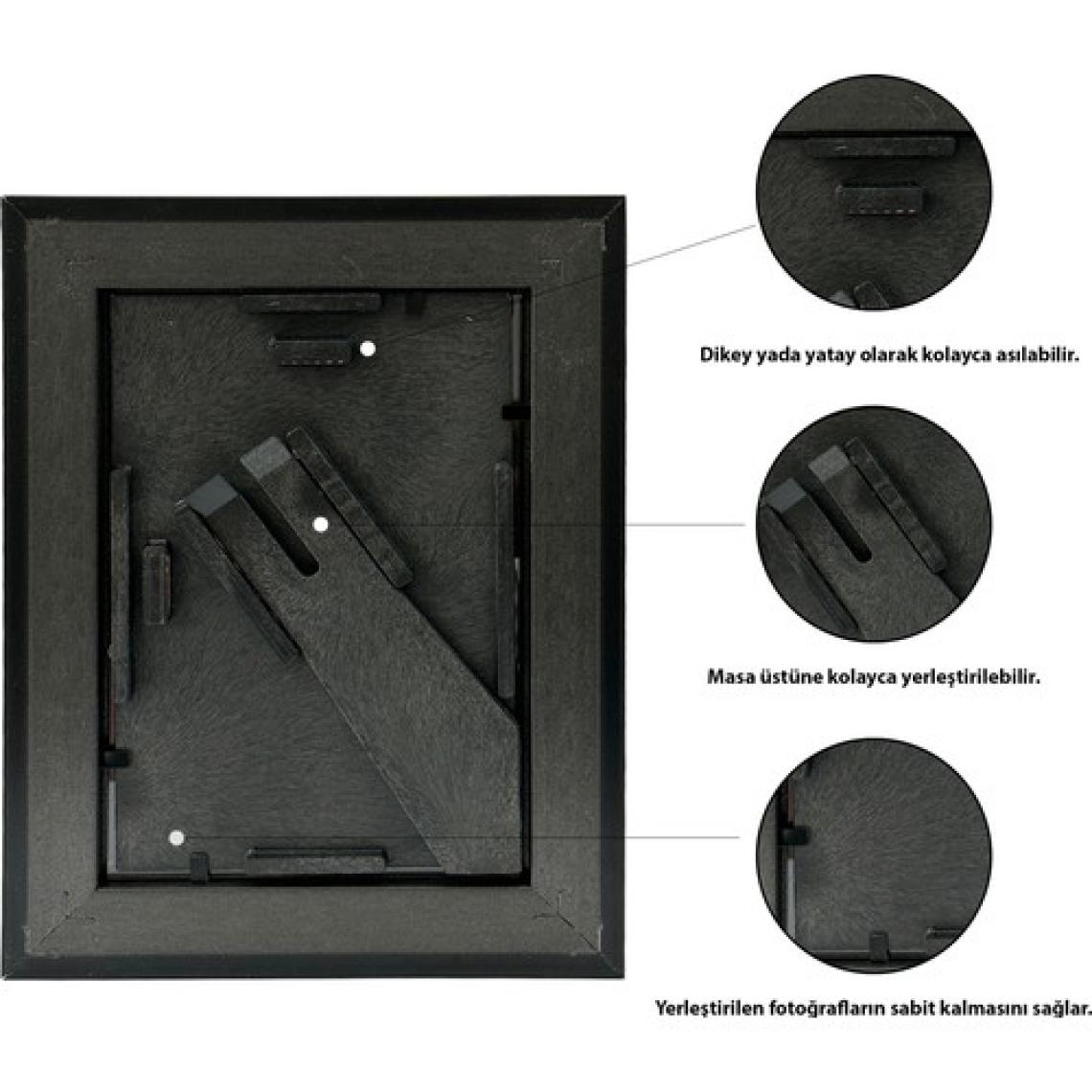 Decolıfe Çerçeve, Fotoğraf Çerçevesi, Anı Çerçevesi, Resim Çerçevesi, Çoklu Çerçeve Üçlü 13x18cm