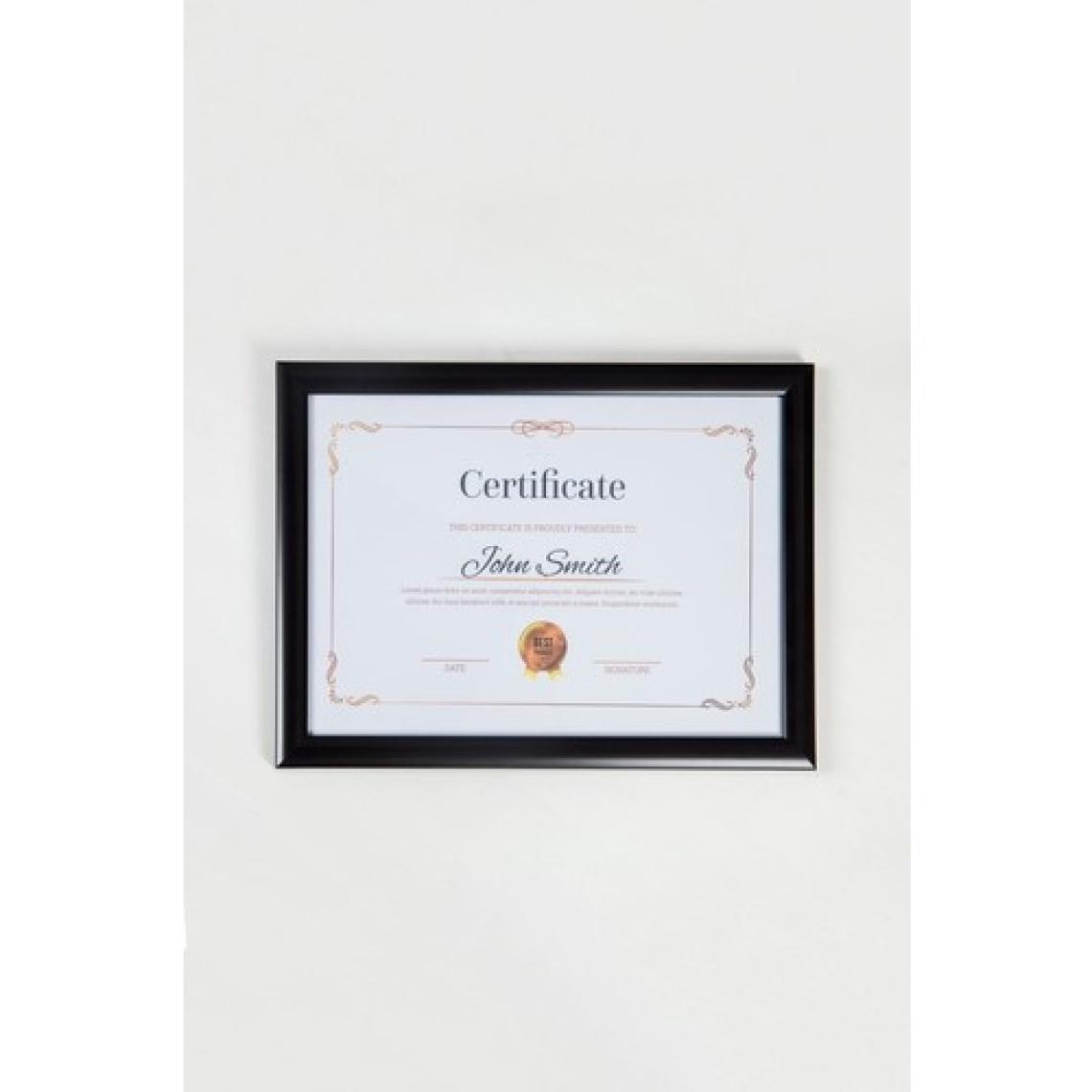 As Ticaret A4 Çerçeve Siyah 21X30 Sertifika Diploma Belge Fotoğraf Için Pvc Camlı