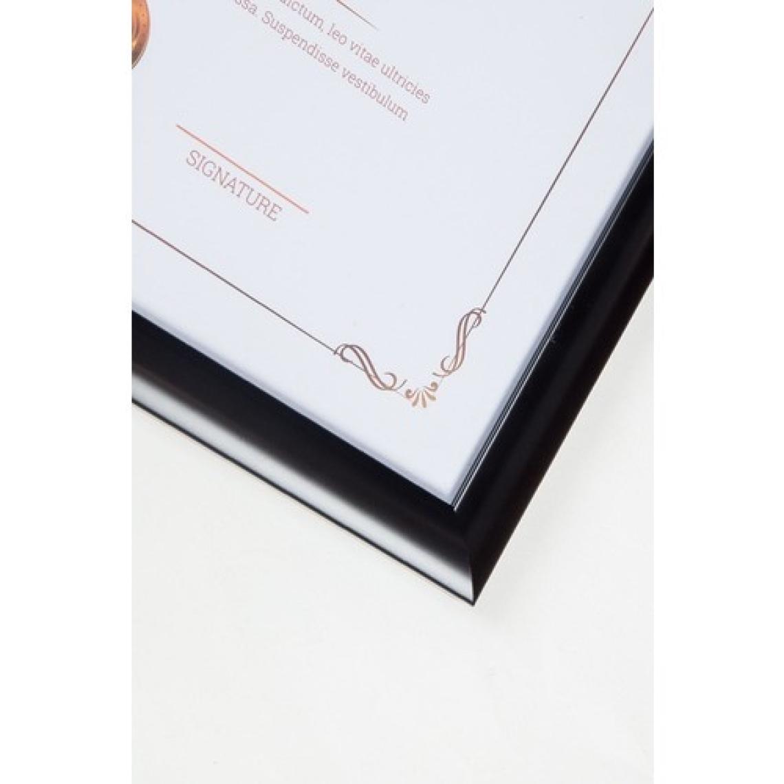As Ticaret A4 Çerçeve Siyah 21X30 Sertifika Diploma Belge Fotoğraf Için Pvc Camlı