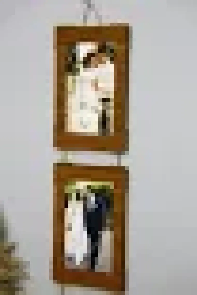 Hanem Grup Ahşap 3'lü 10X15 cm Ipli Fotoğraf Askılı Dikey