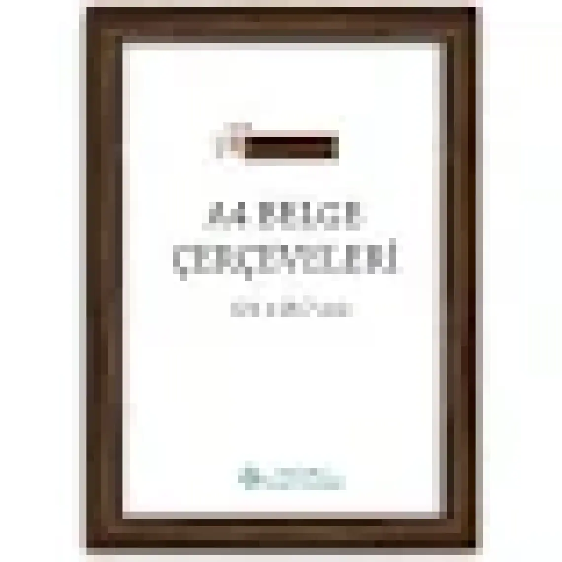 A4 Çerçeve   22mm(Renk:Beyaz)