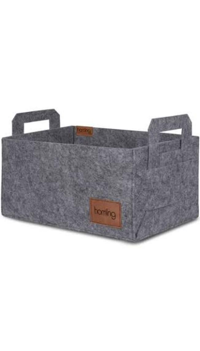 Homing Çok Amaçlı Keçe Organizer Sepet 30 cm x 20 cm 15 cm