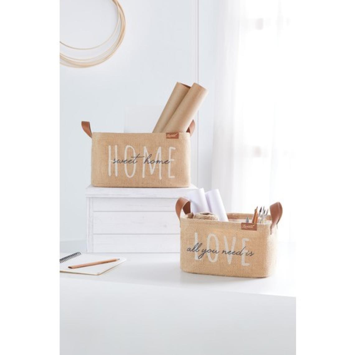 Ocean Home Textile Jüt Dolap İçi Çamaşır Çocuk Odası Oyuncak Düzenleyici Katlanır Saklama Sepeti Organizer 24x17x14 cm