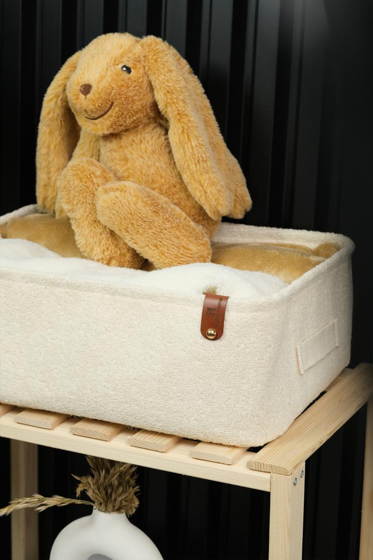 Rope Home Çekmece Içi Masa Düzenleyici Dikdörtgen Havlu Sepet (12,5 x 37 x 25)