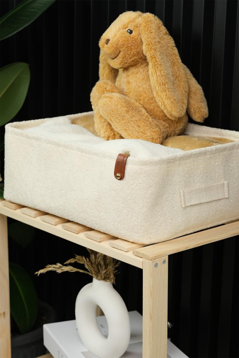 Rope Home Çekmece Içi Masa Düzenleyici Dikdörtgen Havlu Sepet (12,5 x 37 x 25)